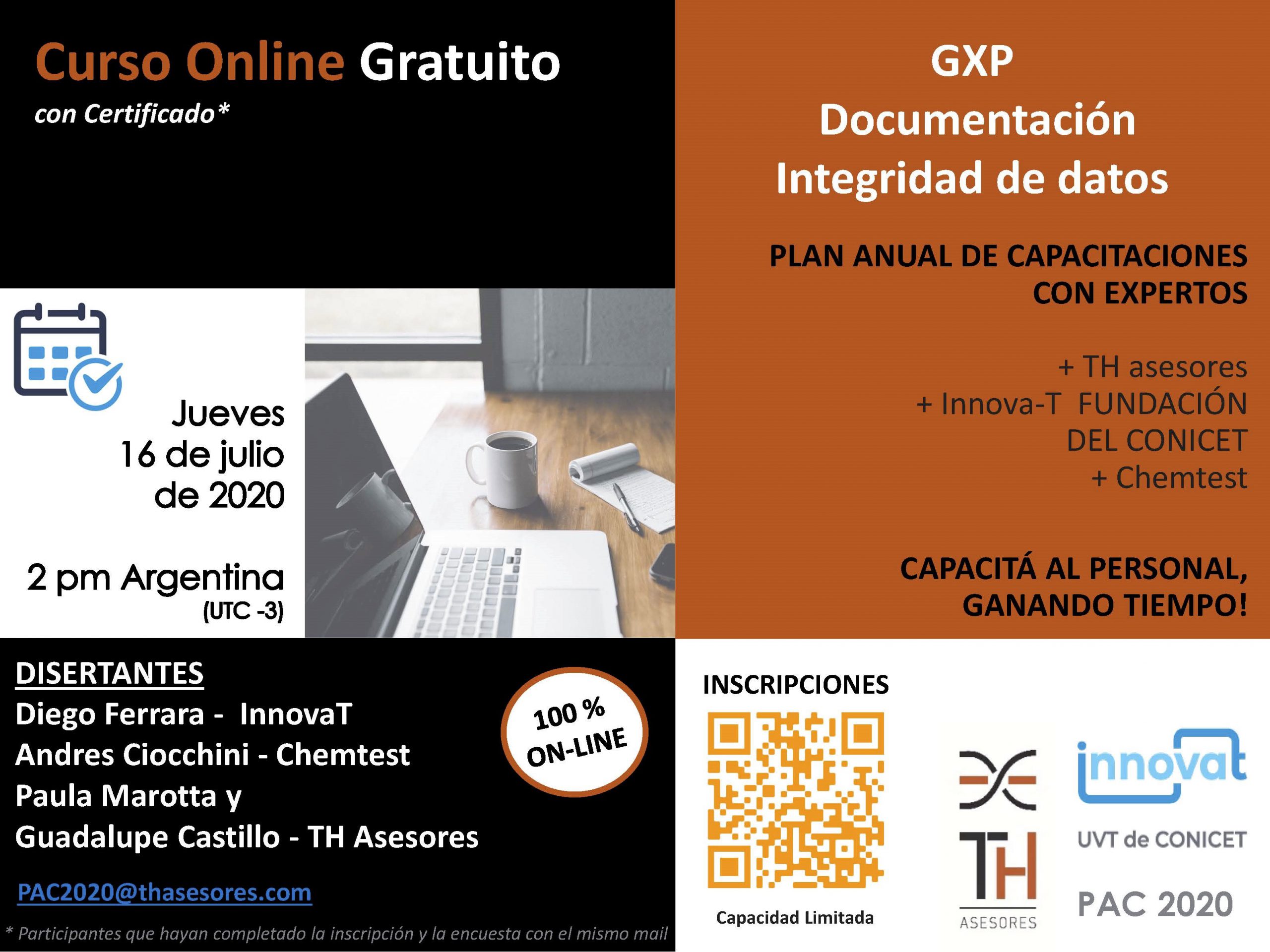 InnovaT y TH Asesores lanzan el Programa de Capacitaciones GXP – PAC ...