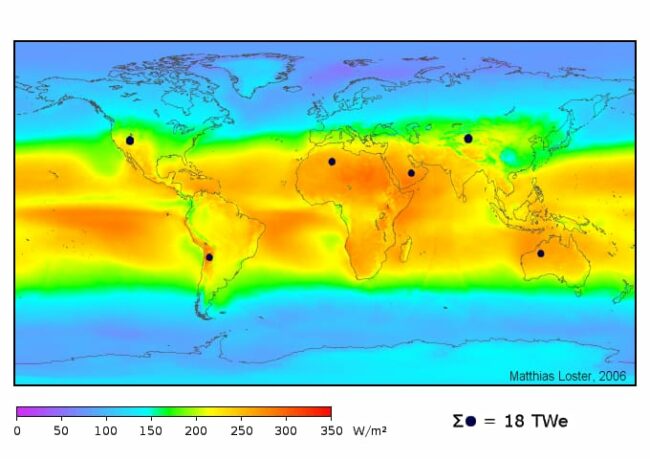 Mapa radiacion solar